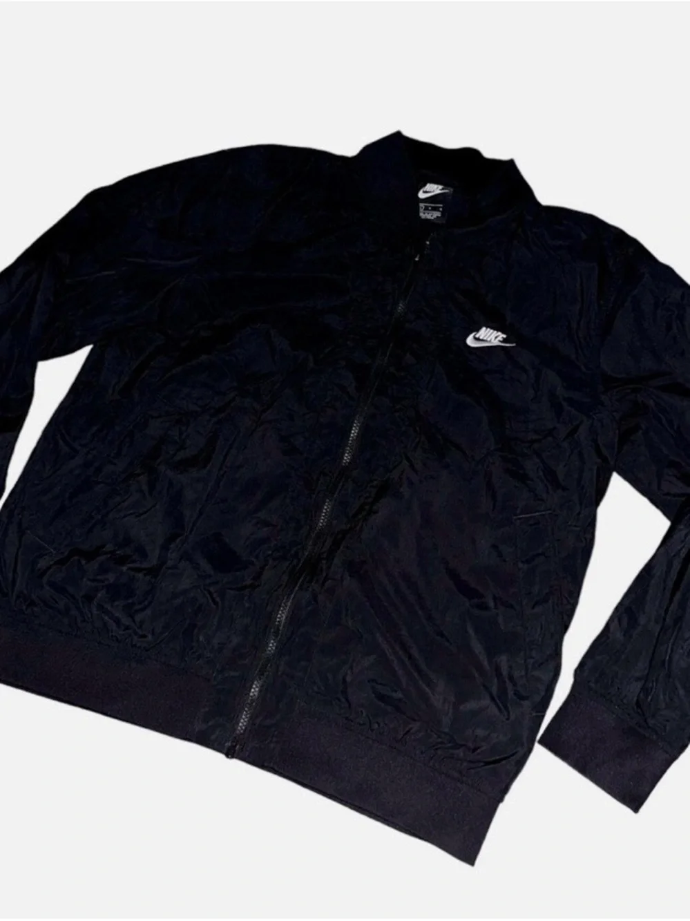 Nike Black Lightweight Windbreaker Jacket
